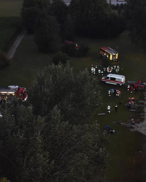 Wasserrettung im Morgengrauen